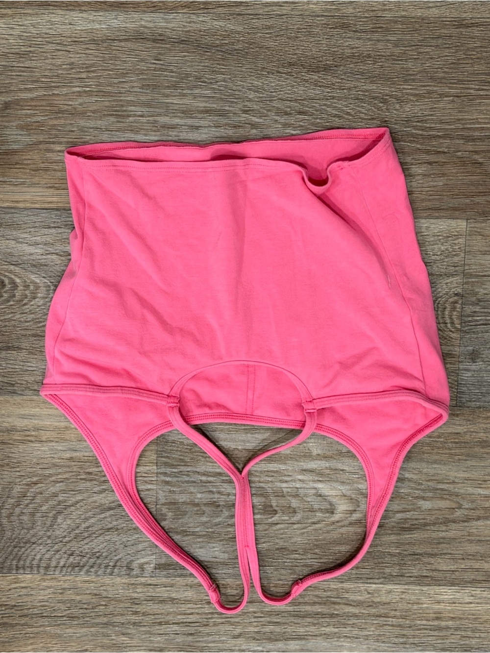 PINK Victoria's Secret Hot Pink Logo Leggings & Crop Tank Set - Picture 8 of 9